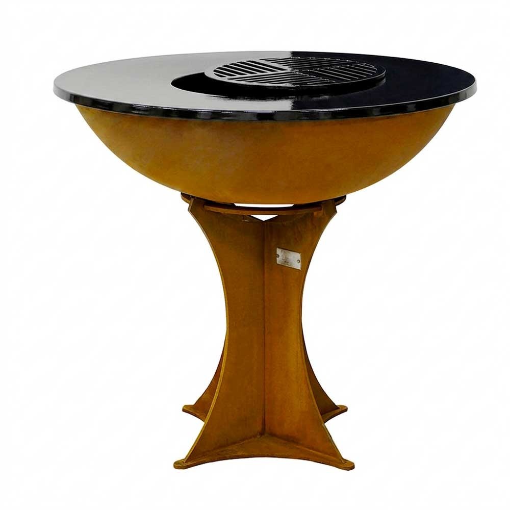 Brasero plancha avec socle en forme d'&eacute;toile France Braseros