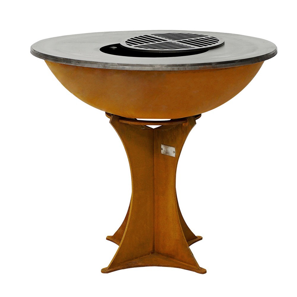 Brasero plancha avec socle en forme d'étoile France Braseros