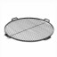 Grille de cuisson de 70cm de diamètre en acier avec poignées pour brasero de jardin