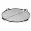 Grille de cuisson de 80cm de diamètre en acier avec poignées pour brasero de jardin
