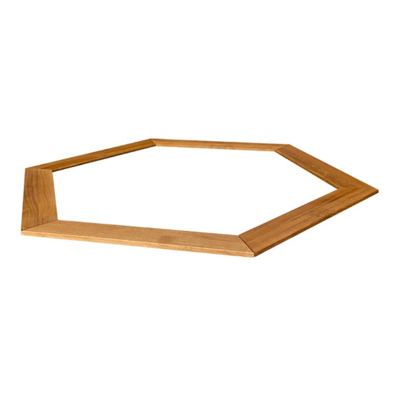 Ceinture de bois pour Brasero 85cm de diamètre - Optimise votre espace autour de la cuisson