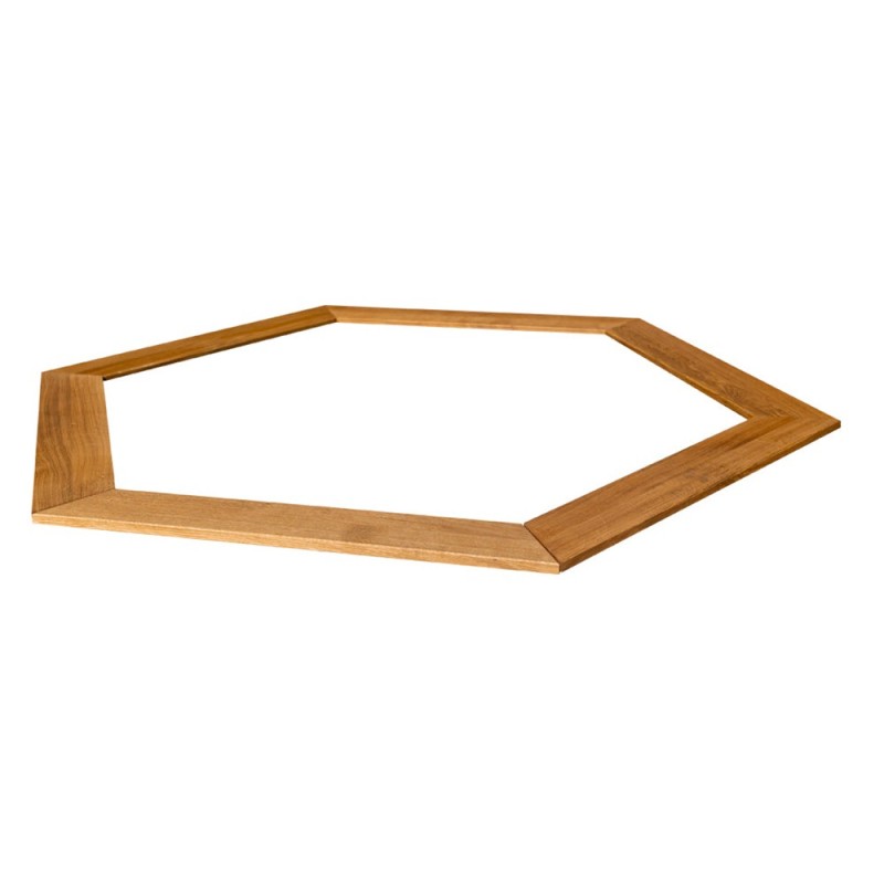 Ceinture de bois pour Brasero 150cm de diamètre - Ajoute un espace élégant autour de votre barbecue