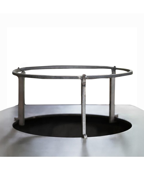 Support de grille haut pour brasero plancha Iwona Grill 80 pour cuisiner au-dessus du foyer