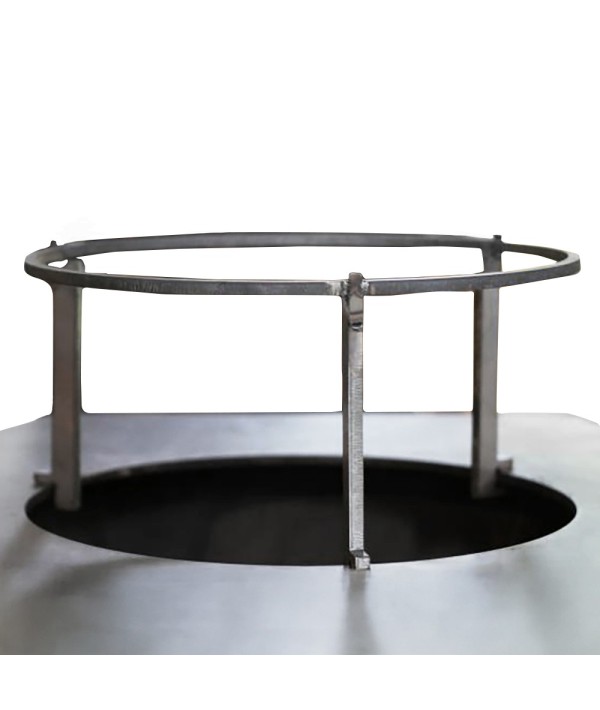 Support de grille haut pour brasero plancha Iwona Grill 114 pour cuisiner au-dessus du foyer