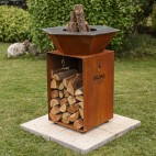 Brasero Iwona Grill en corten 80cm de diamètre