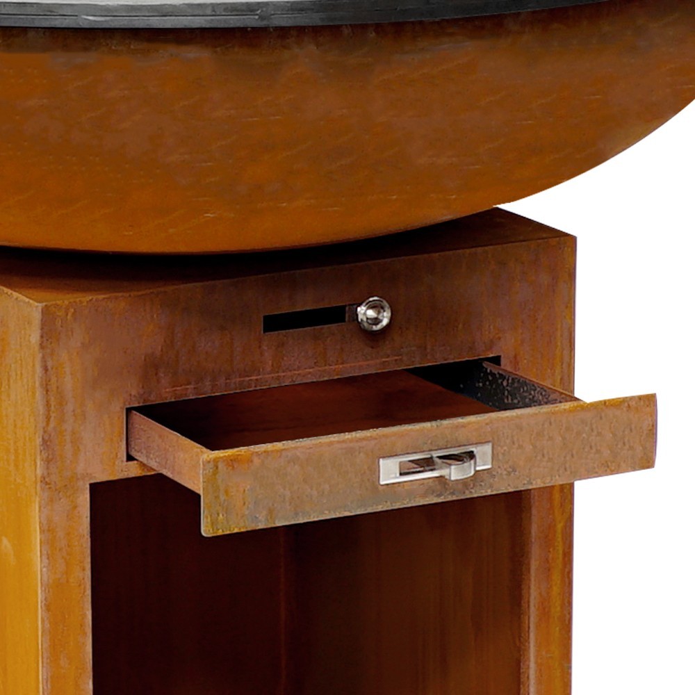 Tiroir à cendres en régulateur d'entrée d'air France Braseros