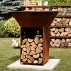 Brasero Iwona Grill en corten 100cm de diamètre