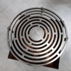Brasero grill Quadro format carré avec plaque en vitrocéramique
