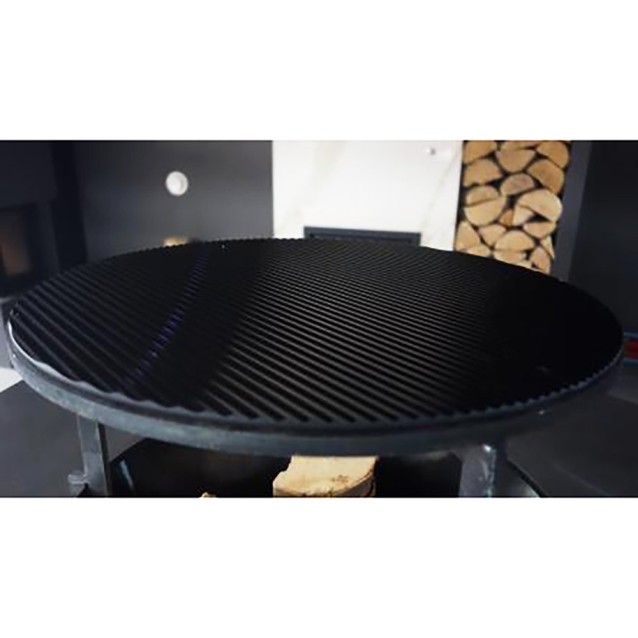 Plaque de verre pour Brasero 80cm de diamètre pour grillades