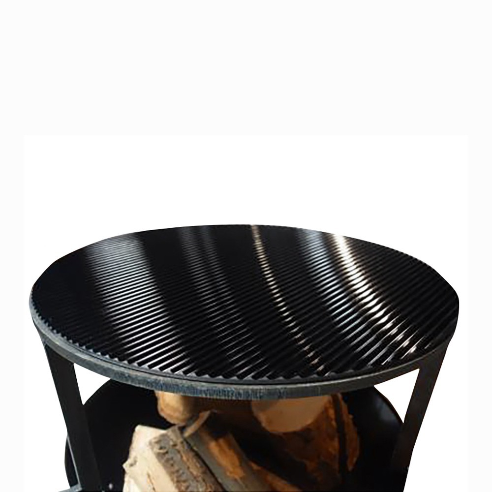 Plaque de verre pour Brasero 80cm de diamètre pour grillades