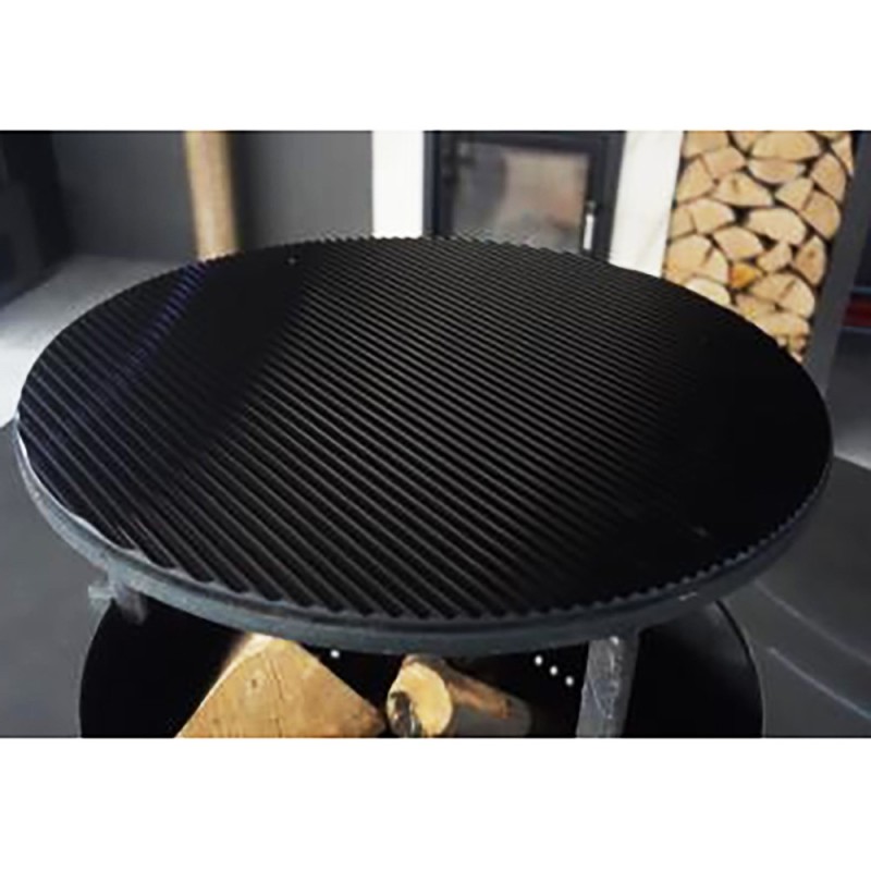 Plaque de verre pour Brasero 100cm de diamètre ou Quadro pour grillades Plaque de verre pour Brasero 100cm de diamètre ou Quadro pour grillades