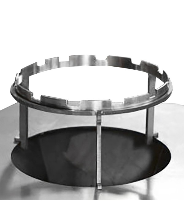 Repose-brochettes pour brasero Iwona Grills de 100cm de diamètre (exemple d'utilisation, support vendu séparément)