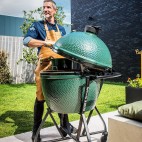 Brasero kamado XL Big Green Egg - grande quantité de convives