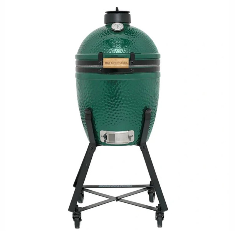 Berceau à roulettes pour kamado big green egg large (exemple de mise en situation)