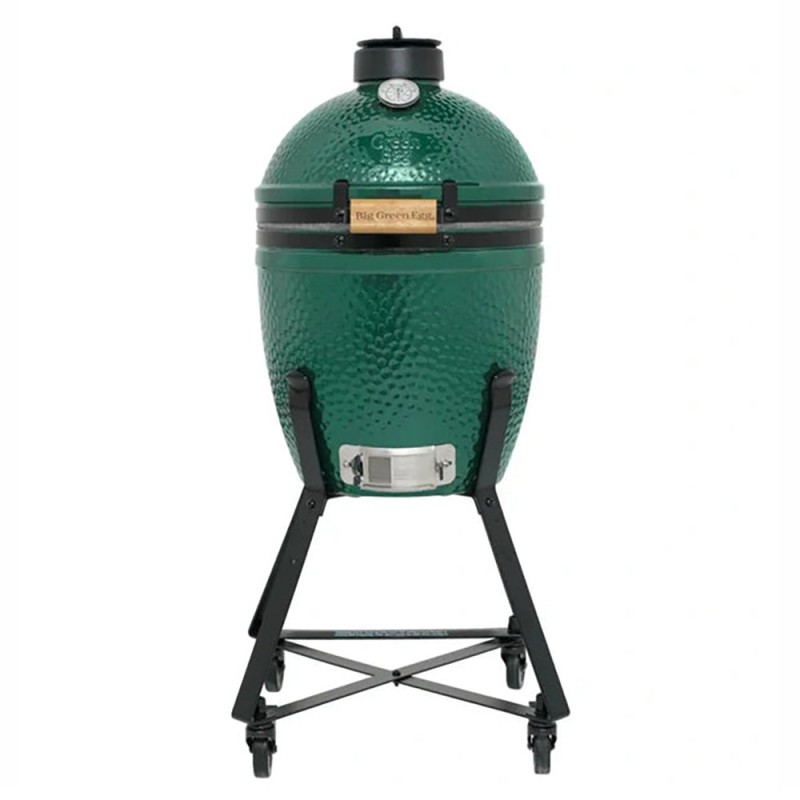 Berceau à roulettes pour kamado big green egg XL (exemple de mise en situation)