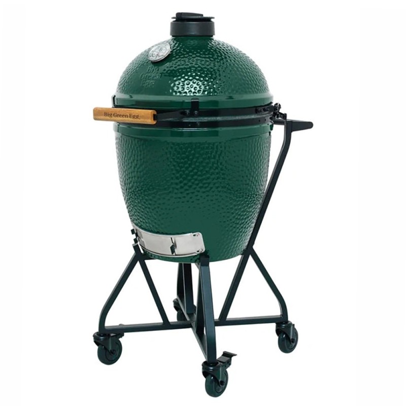 chariot à roulettes pour kamado big green egg medium (exemple de mise en situation)