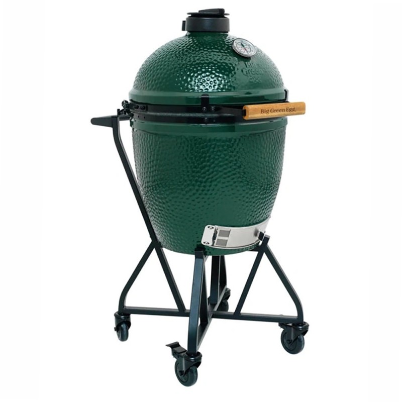 chariot à roulettes pour kamado big green egg medium (exemple de mise en situation)