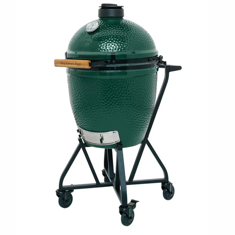 chariot à roulettes pour kamado big green egg XL (exemple de mise en situation)