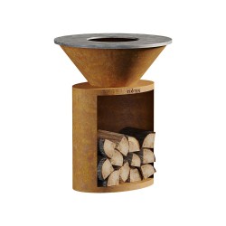 Brasero Ellipse 80 Corten Firten