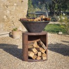 Brasero Ellipse 80cm de diamètre Corten de marque Firten