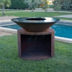 Brasero Ellipse 120cm de diamètre Corten de marque Firten