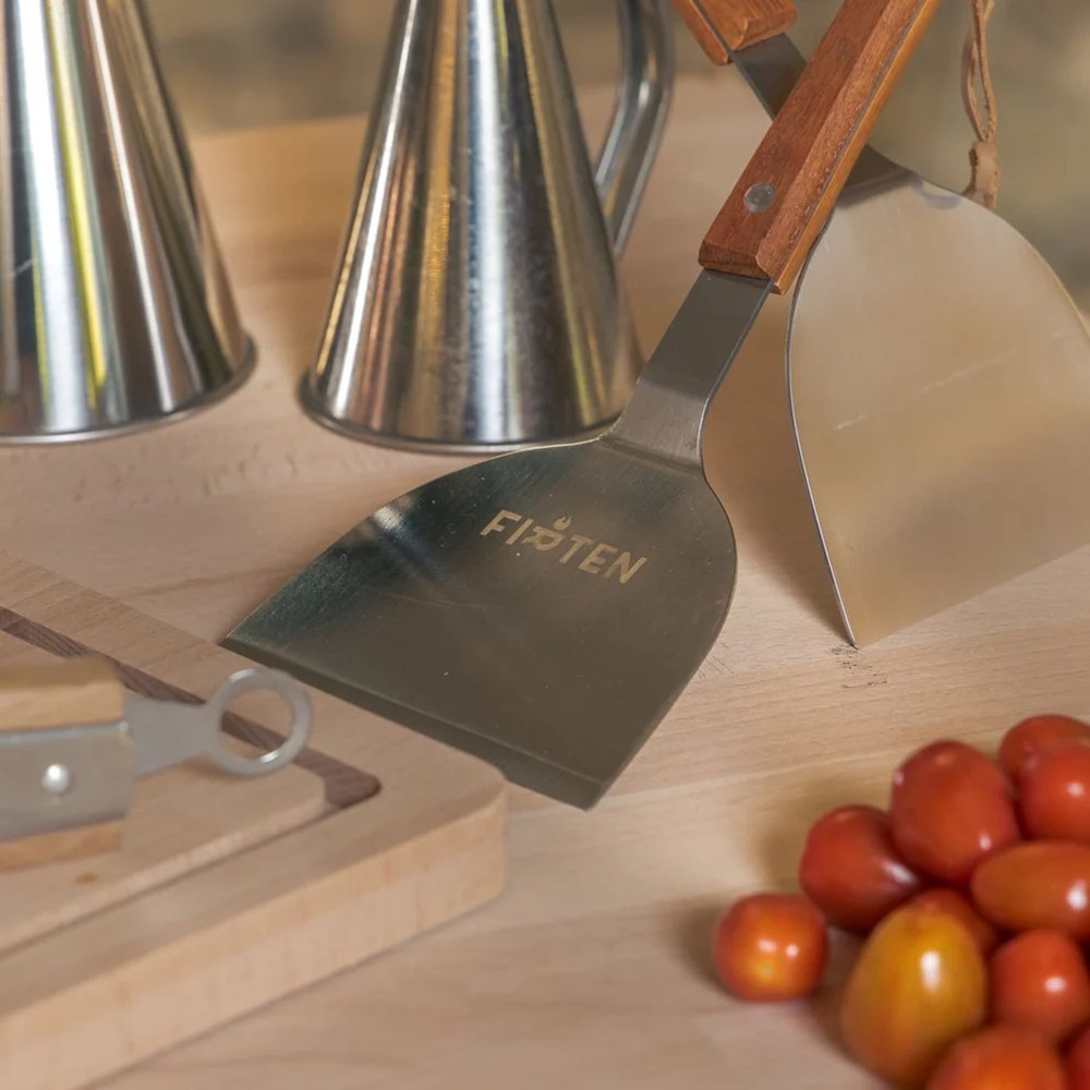 Spatule en acier inoxydable Firten nettoyage de plaque ou retourner ses aliments