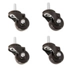 Lot de 4 roulettes pour brasero Tradition et Ellipse 80cm de diamètre