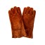 Gants en cuir Firten pour protection - manipulation de bois ou utilisation du brasero