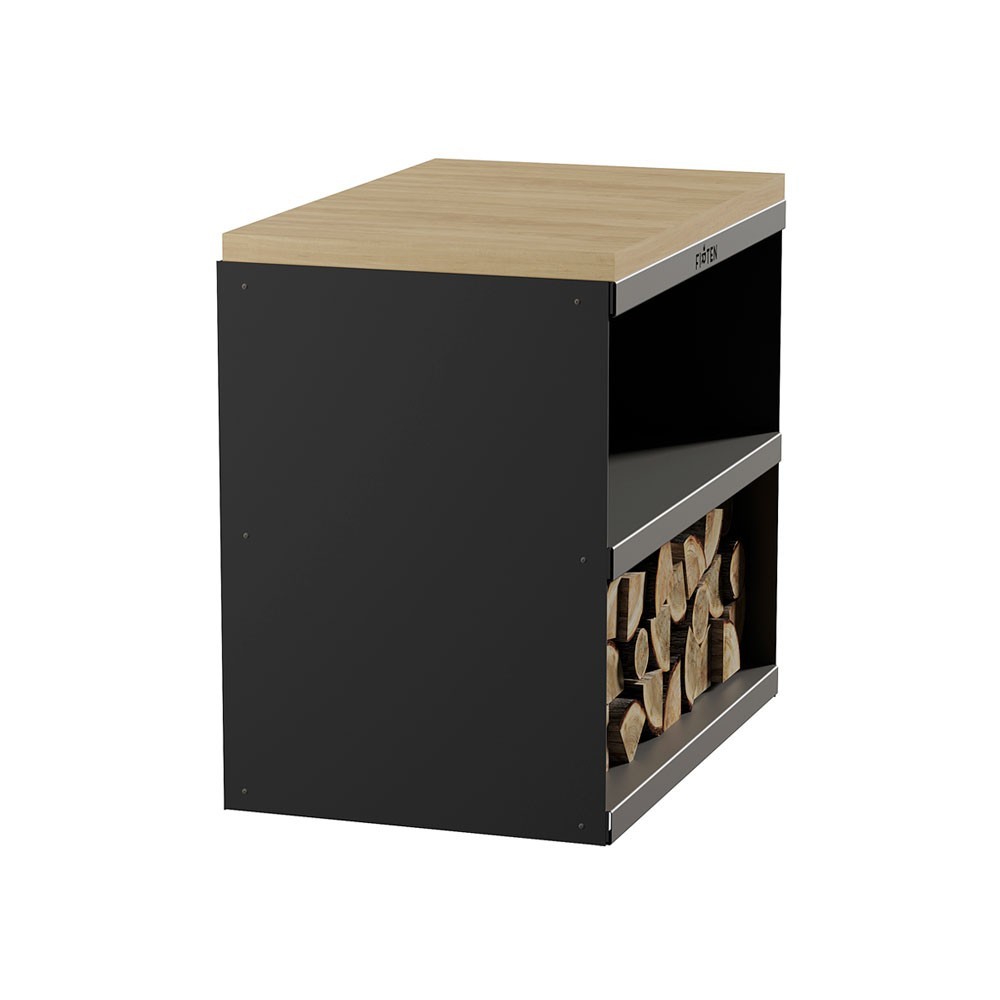 Desserte pour rangement ou plan de travail - Noir - marque Firten