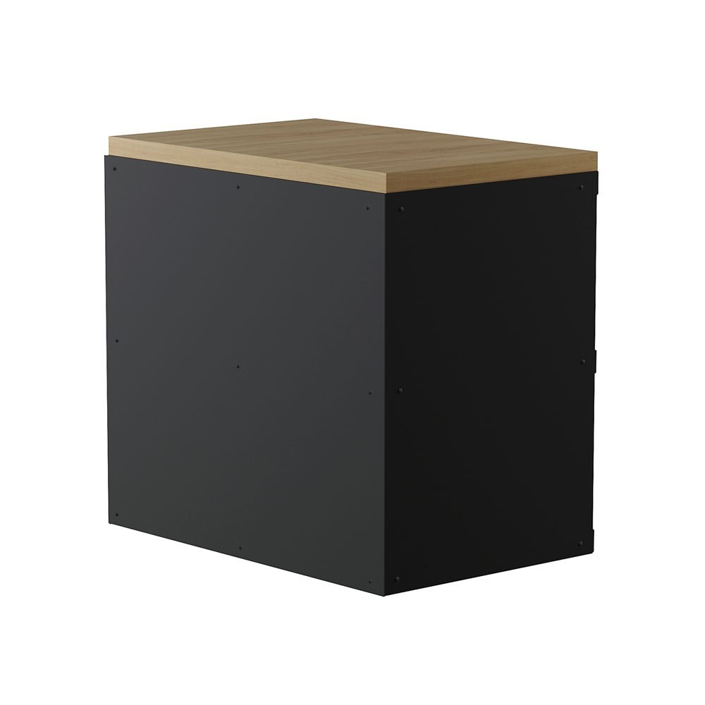 Desserte pour rangement ou plan de travail - Noir - marque Firten