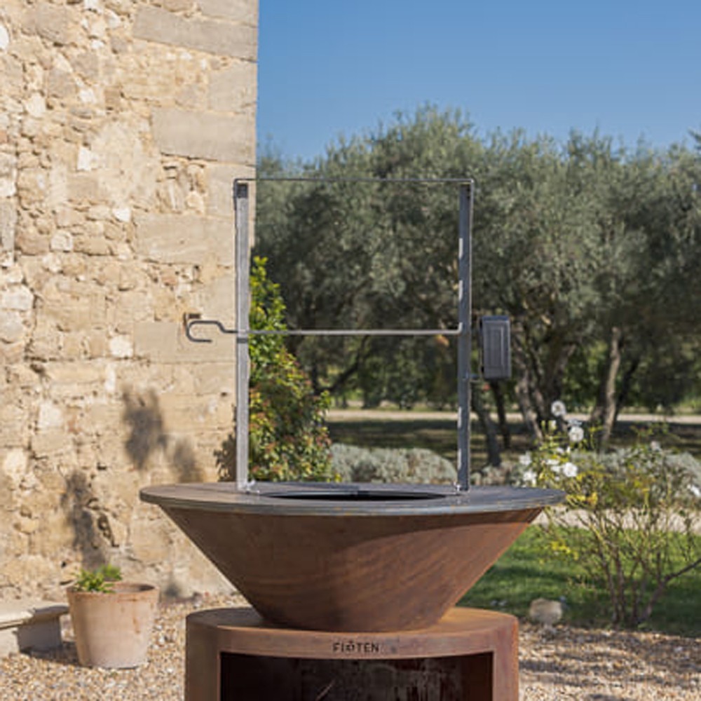 Rotisserie pour brasero 100cm de diamètre