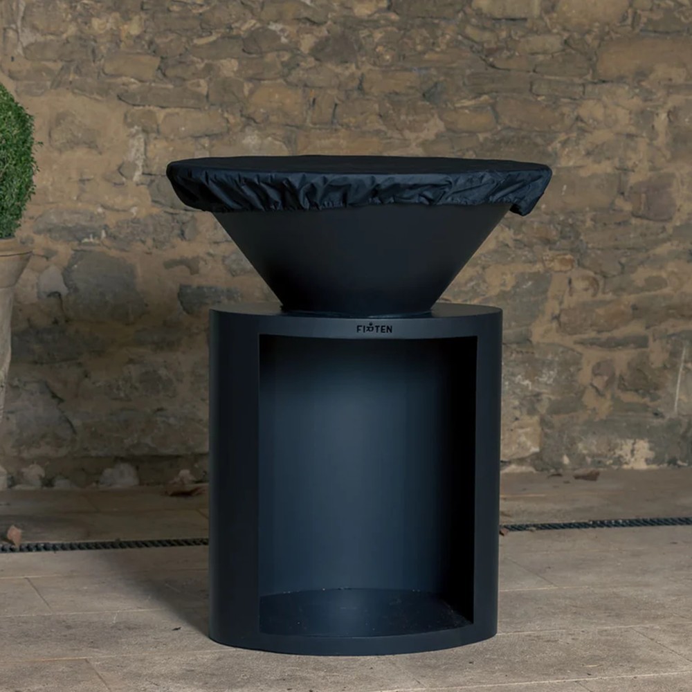 Housse de protection pour plaque brasero 100cm de diamètre Firten (exemple de mise en situation)