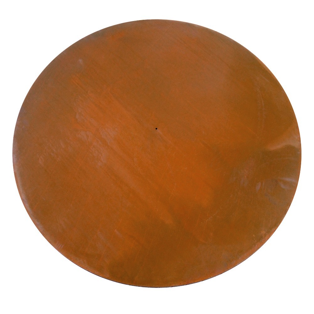 Couvercle étouffoir en acier corten de 102cm de diamètre pour brasero ou barbecue France Braseros