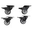 Pack de 4 roulettes pivotantes munies de frein pour barbecue France Braseros
