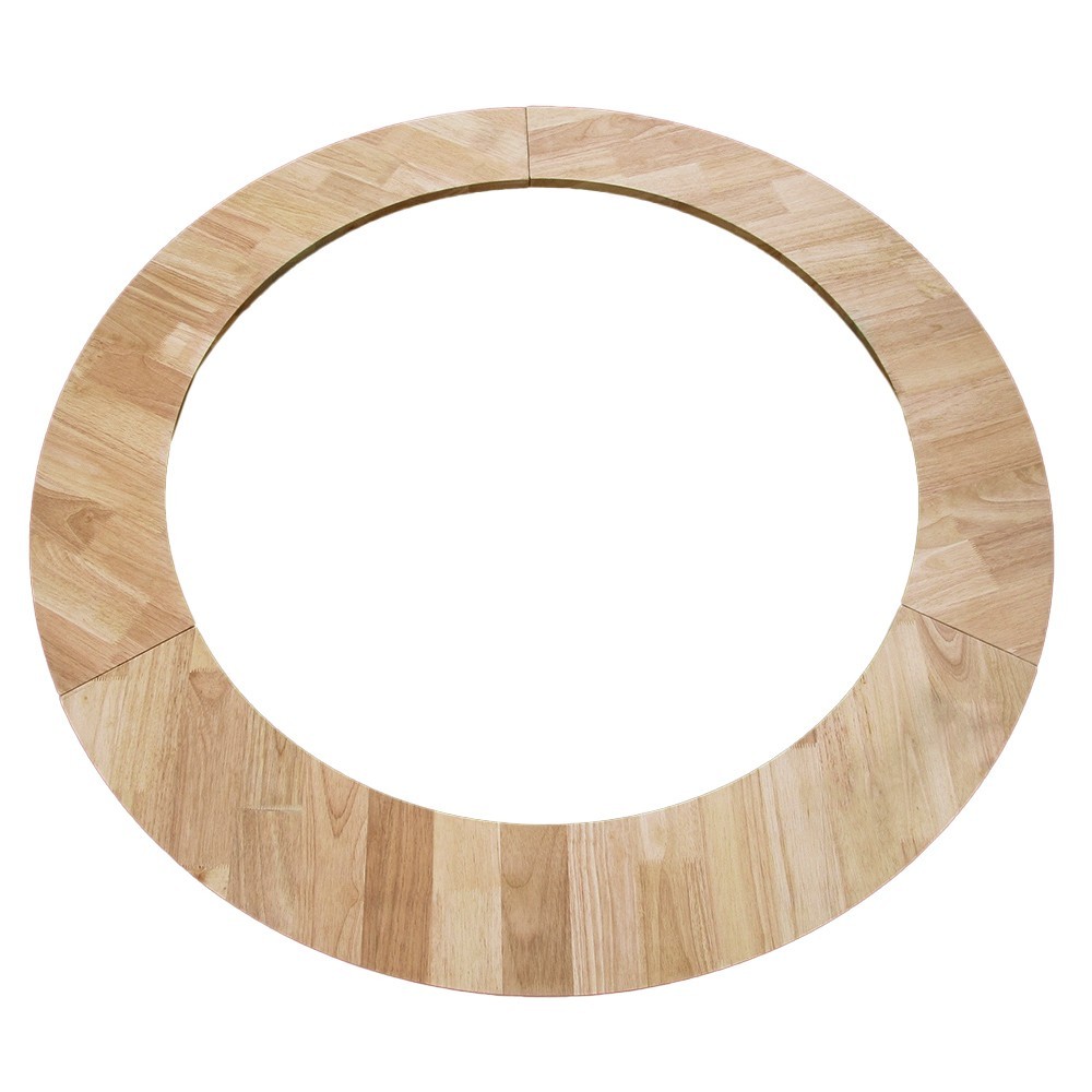 contour en bois vernis pour braseros de 100cm de diamètre France Braseros