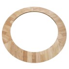 contour en bois vernis pour braseros de 100cm de diamètre France Braseros