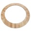 contour en bois vernis pour braseros de 100cm de diamètre France Braseros
