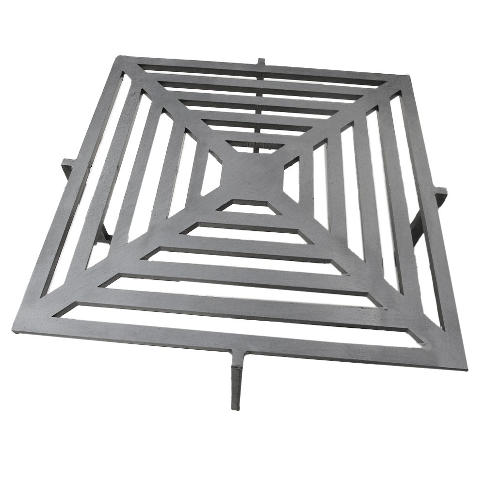 grille surélevée pour le Brasero Plancha carré avec meuble trapèze (modèle BBSG8) de France Braseros