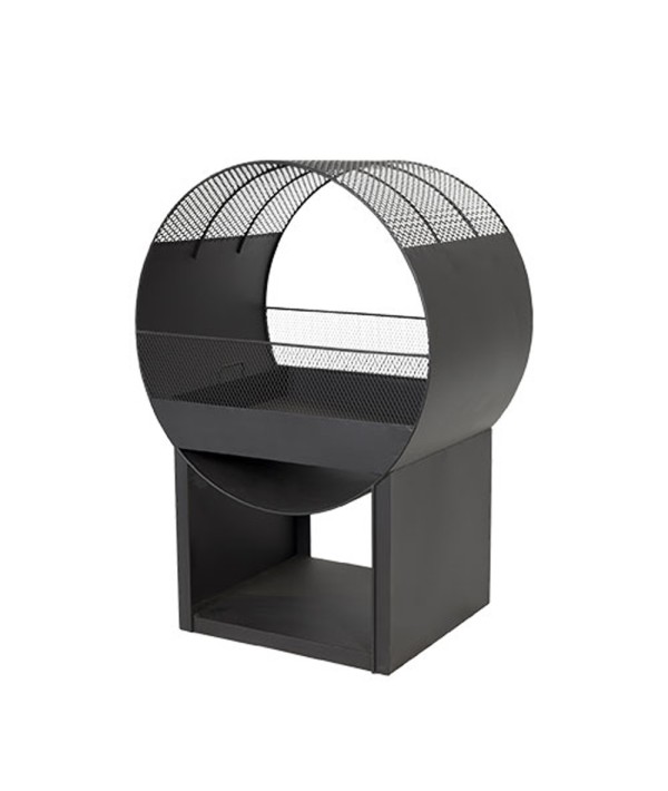 Cheminée d'extérieure Porthole de marque Buschbeck  - forme circulaire design