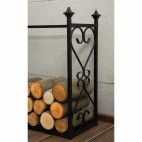 le Porte-bûches Aldi allie design élégant et rangement optimal du bois