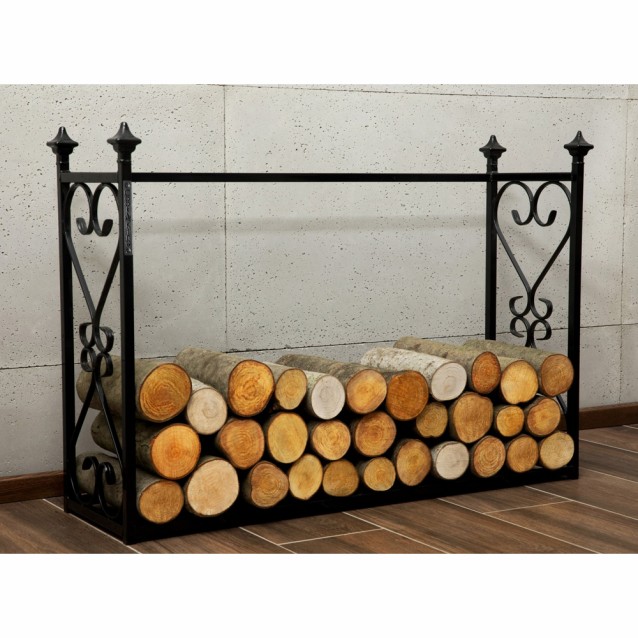 le Porte-bûches Aldi allie design élégant et rangement optimal du bois