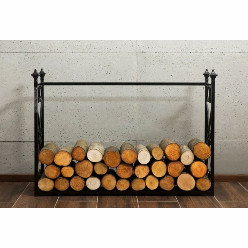 Le Porte-bûches Aldi est compact mais permet de ranger son stock de bois de manière organisée Le Porte-bûches Aldi est compact mais permet de ranger son stock de bois de manière organisée
