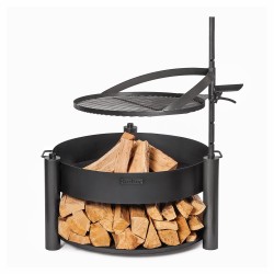 Brasero de jardin «MONTANA X»  60cm avec grille multifonctionnel 50cm CookKing