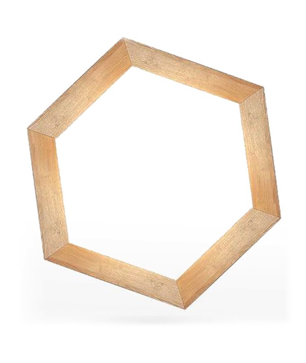 Ceinture de bois pour Brasero 150cm de diamètre - Ajoute un espace élégant autour de votre barbecue