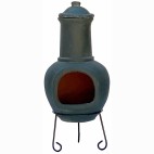 Brasero mexicain classique artisanal en terre cuite de couleur grise Sol Y Yo Brasero mexicain classique artisanal en terre cuite de couleur grise Sol Y Yo