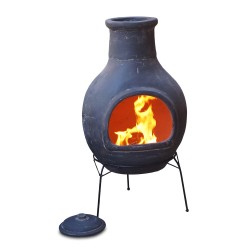 Brasero Mexicain XL en Terre cuite gris