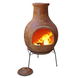 Brasero Mexicain XL en Terre cuite jaune