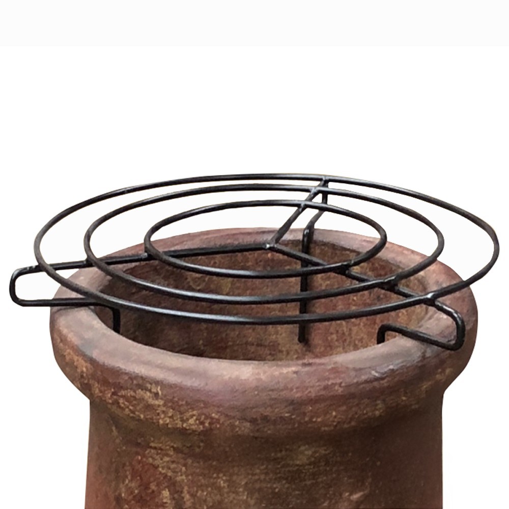 Grille de cheminée pour brasero mexicain XL en Terre cuite