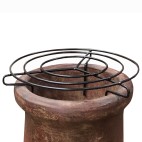 Grille de cheminée pour brasero mexicain XL en Terre cuite