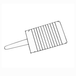 Grille de cuisson en inox pour brasero mexicain en Terre cuite